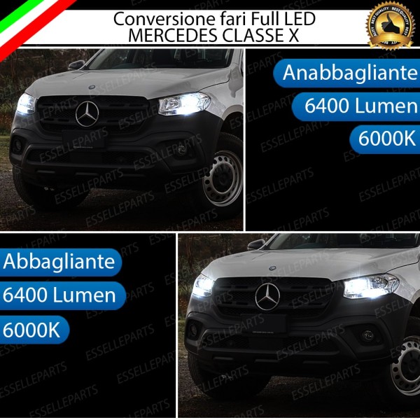 Conversione Fari Full LED MERCEDES CLASSE X