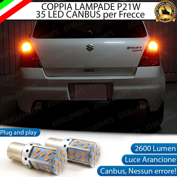 Coppia Frecce Posteriori P21W 35 LED Canbus SUZUKI SWIFT IV