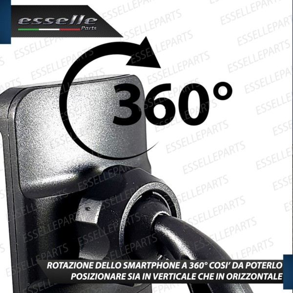 Supporto Porta Cellulare Smartphone per Specchietto Retrovisore Universale