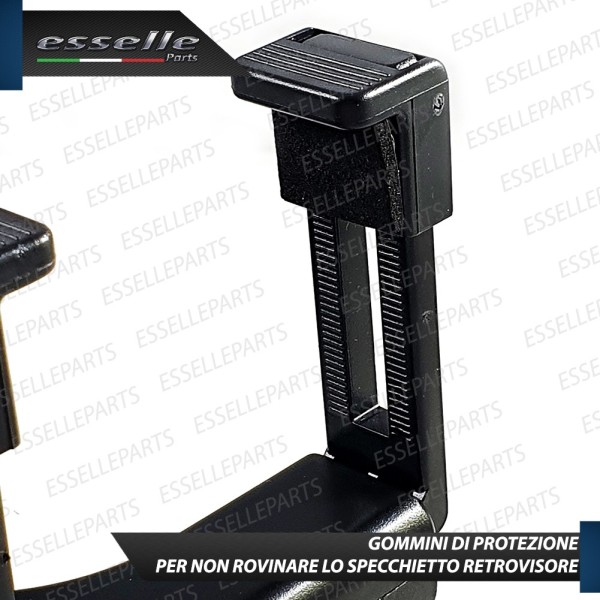 Supporto Porta Cellulare Smartphone per Specchietto Retrovisore Universale