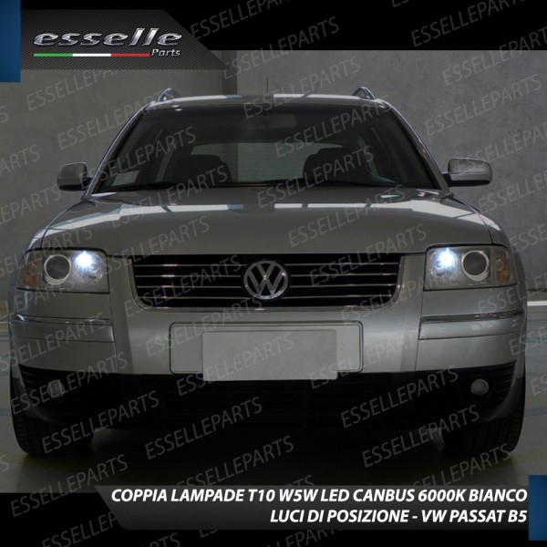 Luci posizione T10 W5W 6 LED 6000K VW Passat B5 Dal 2001