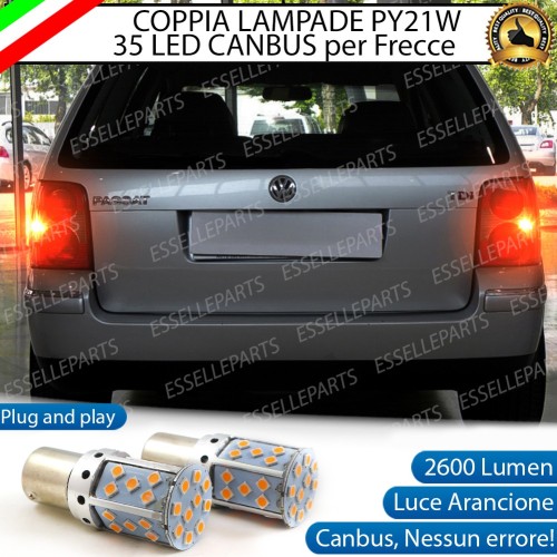 Coppia Frecce Posteriori PY21W 35 LED Canbus VOLKSWAGEN Passat B5