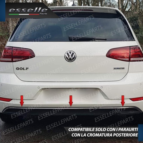 Terminale di scarico cromato marmitta per VW Polo AW1