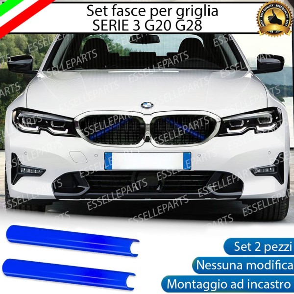 SET COVER PER RADIATORE BLU AD INCASTRO PER BMW SERIE 3 G20 G28