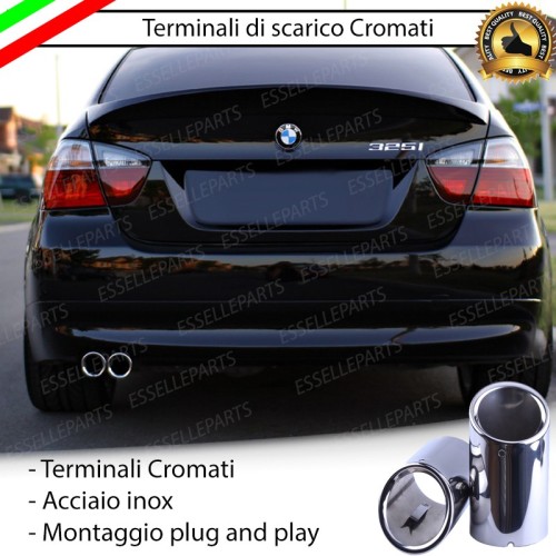 Terminale di scarico cromato INOX per BMW SERIE 3 F30