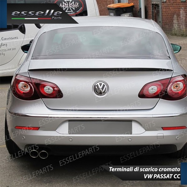 Terminale di scarico cromato MARMITTA FINALINO CROMATO INOX VW PASSAT CC