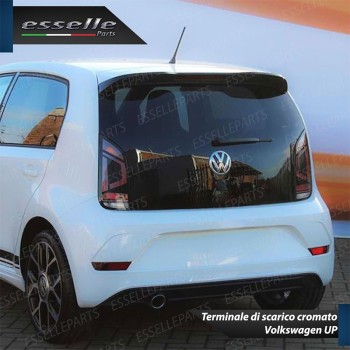 Terminale di scarico cromato MARMITTA FINALINO CROMATO INOX VW UP
