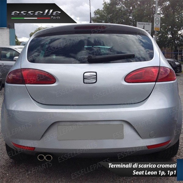 Terminale di scarico cromato MARMITTA FINALINO CROMATO INOX SEAT LEON 1P
