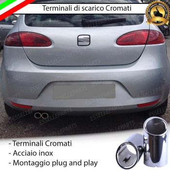 Terminale di scarico cromato MARMITTA FINALINO CROMATO INOX SEAT LEON 1P Terminale di scarico cromato MARMITTA FINALINO CROMATO INOX SEAT LEON 1P