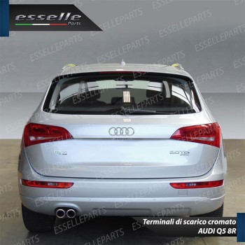 Terminale di scarico cromato MARMITTA FINALINO CROMATO INOX AUDI Q5