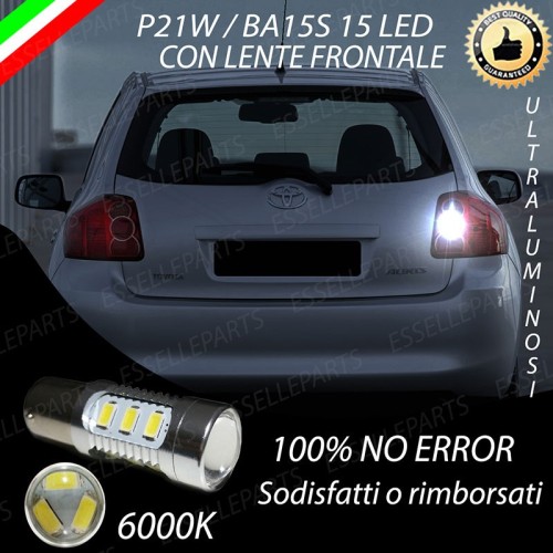 Luce Retromarcia 15 LED Toyota Auris MK1 CON LENTE FRONTALE