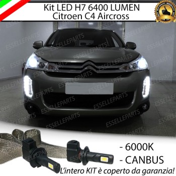 Kit Full LED H7 6400 LUMEN Anabbaglianti CITROEN C4 AIRCROSS Kit Full LED H7 6400 LUMEN Anabbaglianti CITROEN C4 AIRCROSS
