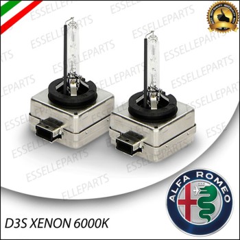 Coppia lampade D3S 35W 6000K ricambio Xenon ALFA ROMEO GIULIA con funzione cornering