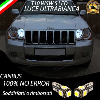 Luci posizione 5 LED Canbus JEEP GRAND CHEROKEE III Luci posizione 5 LED Canbus JEEP GRAND CHEROKEE III
