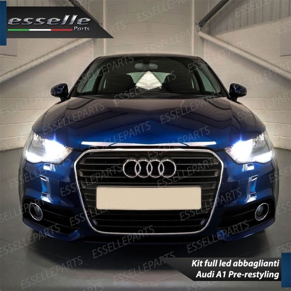 Kit Full LED H1 Abbaglianti 6400 Lumen 6000K bianco AUDI A1 fino al 2014