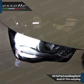 Conversione Fari Full LED 6000K bianco Audi A1 Fino al 2014