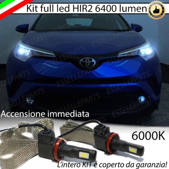 Kit Full LED HIR2 6400 LUMEN Anabbaglianti + Abbaglianti TOYOTA C-HR Kit Full LED HIR2 6400 LUMEN Anabbaglianti + Abbaglianti TOYOTA C-HR