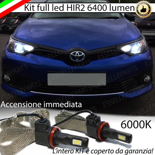 Kit Full LED HIR2 6400 LUMEN Anabbaglianti + Abbaglianti TOYOTA AURIS II