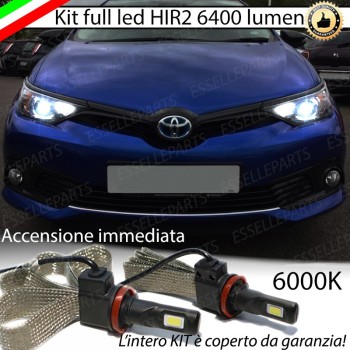Kit Full LED HIR2 6400 LUMEN Anabbaglianti + Abbaglianti TOYOTA AURIS II