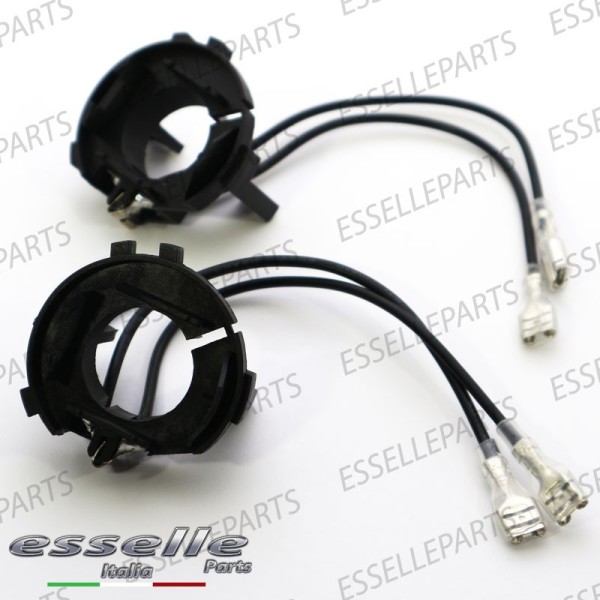 Adattatori portalampade H7 clip per kit luci Xenon