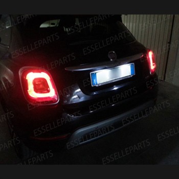Coppia Luci Targa 9 LED Per Fiat 500L Canbus 6000K Bianco Ghiaccio No Error Coppia Luci Targa 9 LED Per Fiat 500L Canbus 6000K Bianco Ghiaccio No Error
