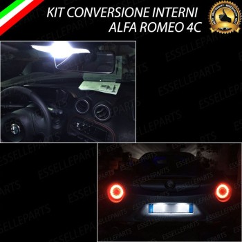 Led interni + targa per ALFA ROMEO 4C