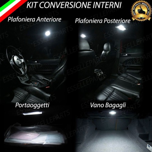 Kit Led interni Completo pack 6000K bianco ghiaccio Alfa Romeo 159 Berlina