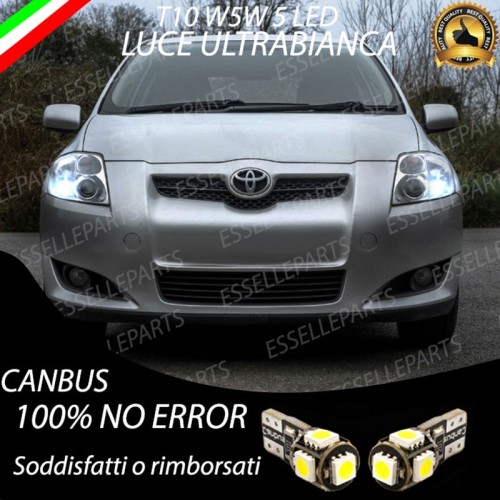 Luci Di Posizione 5 LED per Toyota IQ Canbus 6000K Bianco