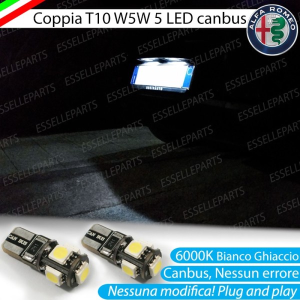 Luci targa 5 LED Canbus ALFA ROMEO 146