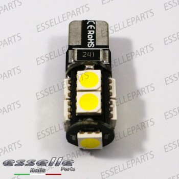 Coppia Luci Targa T10 W5W 9 LED canbus 6000K Bianco per Alfa Romeo 166 Restyling Coppia Luci Targa T10 W5W 9 LED canbus 6000K Bianco per Alfa Romeo 166 Restyling
