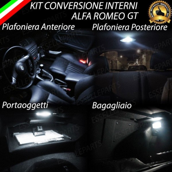 Led interni completo Pack alfa GT canbus 6000k
