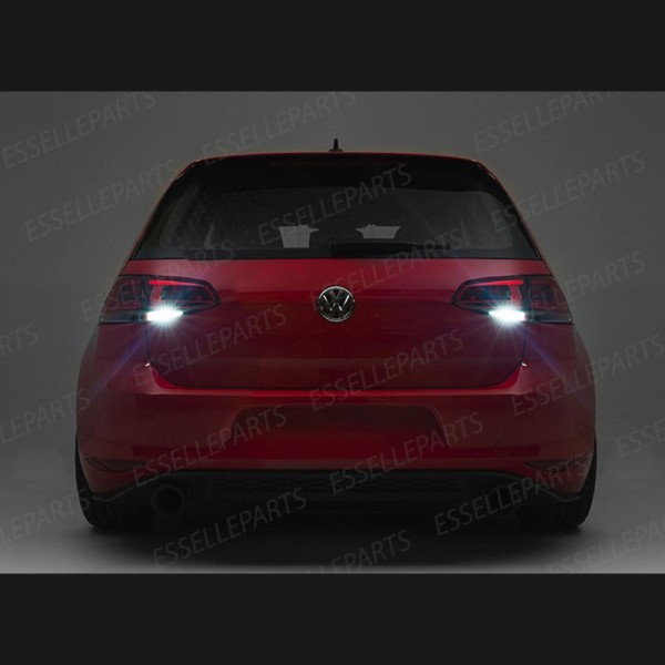 Lampade LED Retromarcia Da 13 LED Canbus 6000K VW Golf 7 con fari posteriori Alogeni