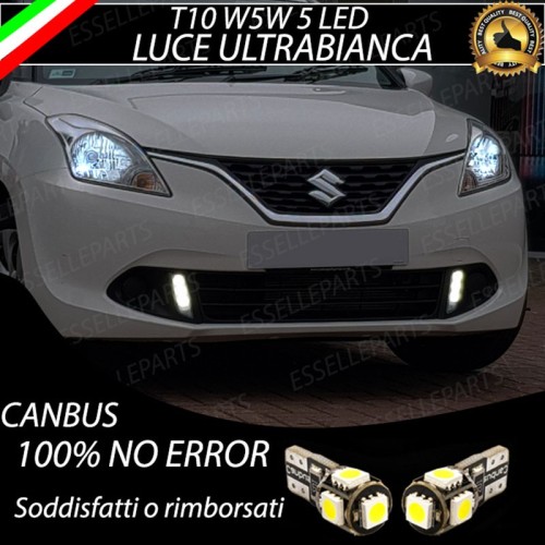 Luci Di Posizione 5 LED per Suzuki Ignis MK3 Canbus 6000K