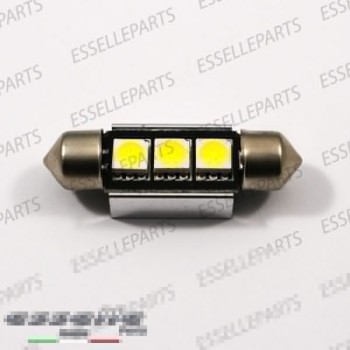 Coppia lampade siluro 3 LED Luci Targa Canbus 6000K Bmw Serie 7 E65 E66 Dal 03-2005