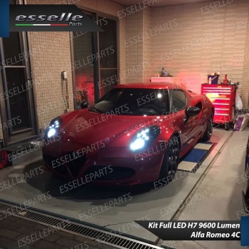 Kit Full LED H7 9600 LUMEN Anabbaglianti ALFA ROMEO 4C