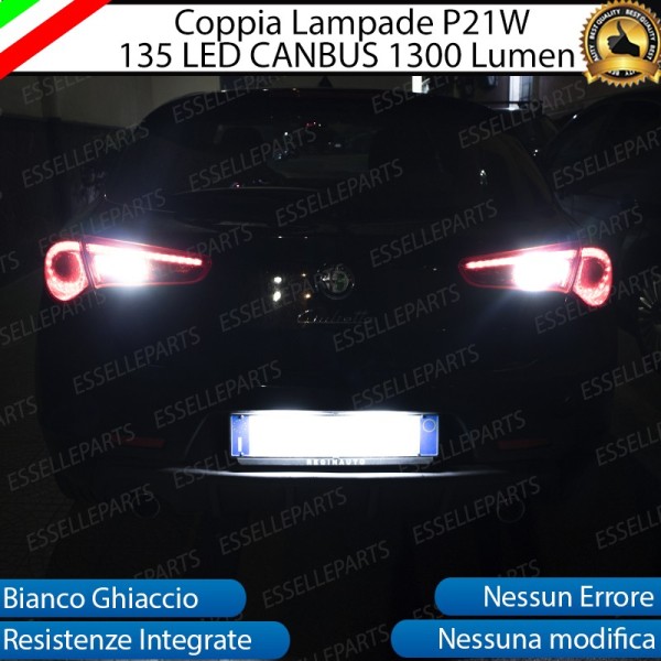 Coppia Lampade Retromarcia P12W Canbus 135 LED 6000K Alfa Romeo Giulietta dal 2014