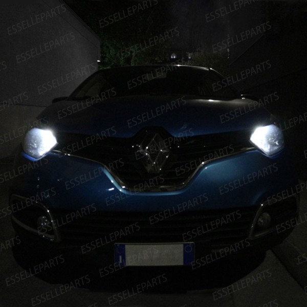 Coppia luci di posizione T10 W5W 5 LED canbus 6000K Bianco Renault Captur Restyling