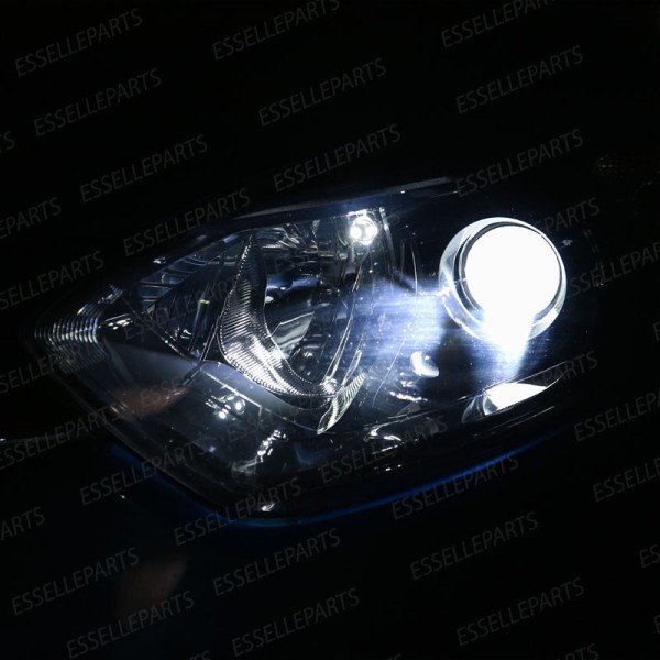 Coppia luci di posizione T10 W5W 5 LED canbus 6000K Bianco Renault Captur Restyling