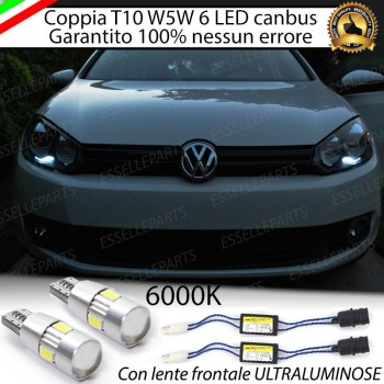Luci Di Posizione 6 LED Per Volkswagen Golf 6 Luce Bianca