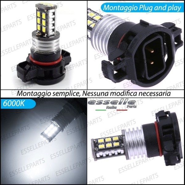 Conversione LED Luci diurne DRL + Placchette LED Targa Audi A3 8P restyling
