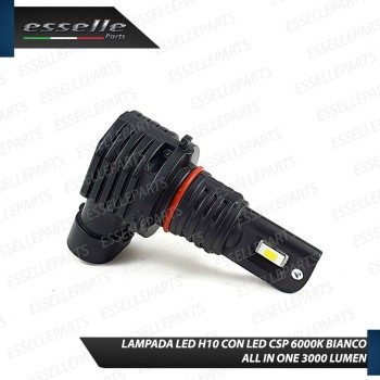 Lampada SINGOLA LED H10 ULTRA COMPATTA 3000 LUMEN Canbus 6000K Bianco Ghiaccio