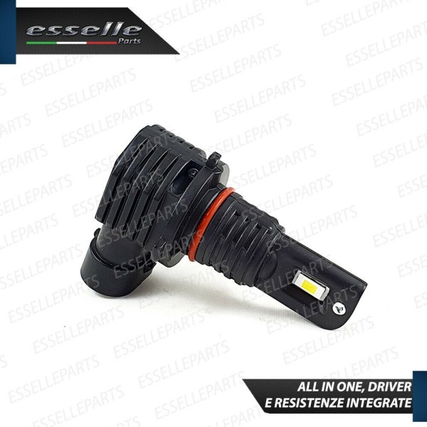 Lampada SINGOLA LED H10 ULTRA COMPATTA 3000 LUMEN Canbus 6000K Bianco Ghiaccio