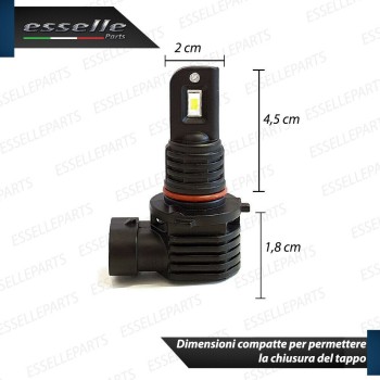 Lampada SINGOLA LED H10 ULTRA COMPATTA 3000 LUMEN Canbus 6000K Bianco Ghiaccio