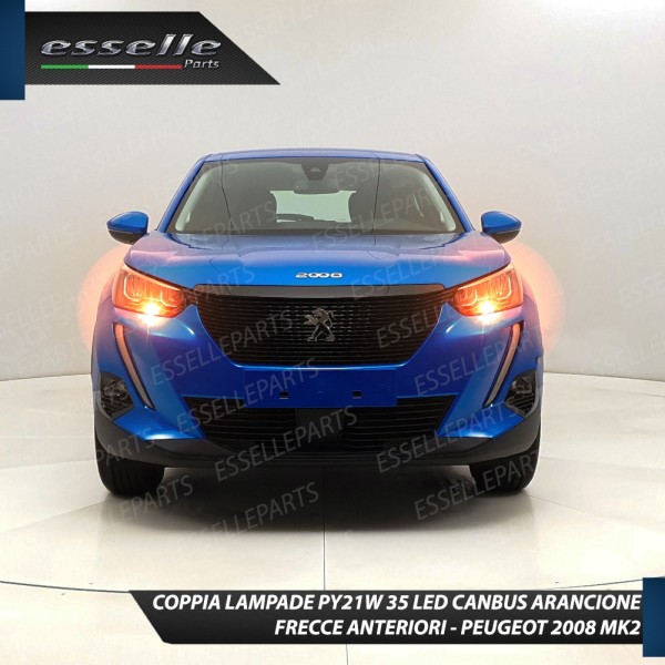 Coppia Frecce Anteriori PY21W 35 LED Canbus PEUGEOT 2008 II