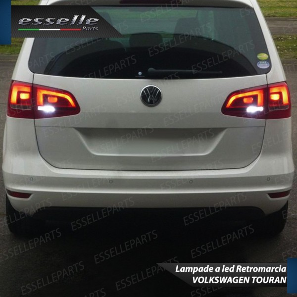 Luci Retromarcia Led Canbus VW TOURAN III Luce Bianca No Error