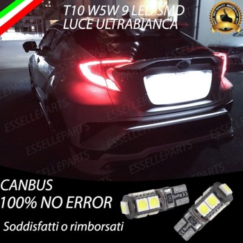 Luci targa 9 LED Canbus TOYOTA C-HR Luci targa 9 LED Canbus TOYOTA C-HR
