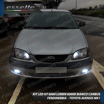Kit Full LED coppia H7 - ULTRA COMPATTA - 6000 LUMEN Fendinebbia Toyota Avensis I