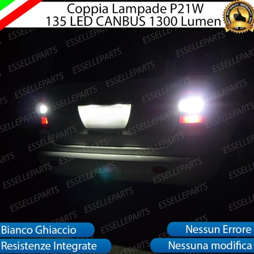 Coppia Lampade Retromarcia P12W Canbus 135 LED 6000K Mercedes ML W163 Dal 09-2000
