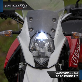 Luce posizione T10 5 LED Canbus per Husqvarna TR 650 2012-2013 Strada ABS