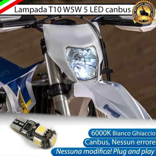 Luce posizione T10 5 LED Canbus per Husqvarna TX 125 2017